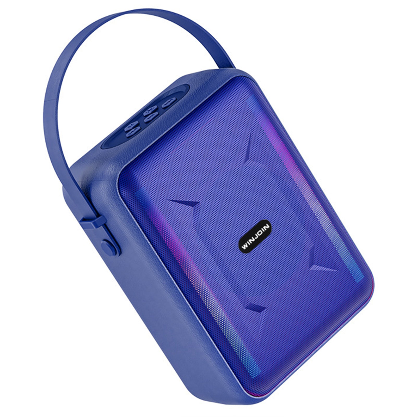 WINJOIN WJ-B88 Portable Rechargeable Bluetooth Speaker FM Radio RGB Light Wireless Music Subwoofer WINJOIN WJ-B88 Portable Rechargeable Bluetooth Speaker FM Radio RGB Light Wireless Music Subwoofer